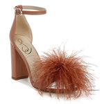 YARO FEATHER HEEL plus-size - AMOUR781