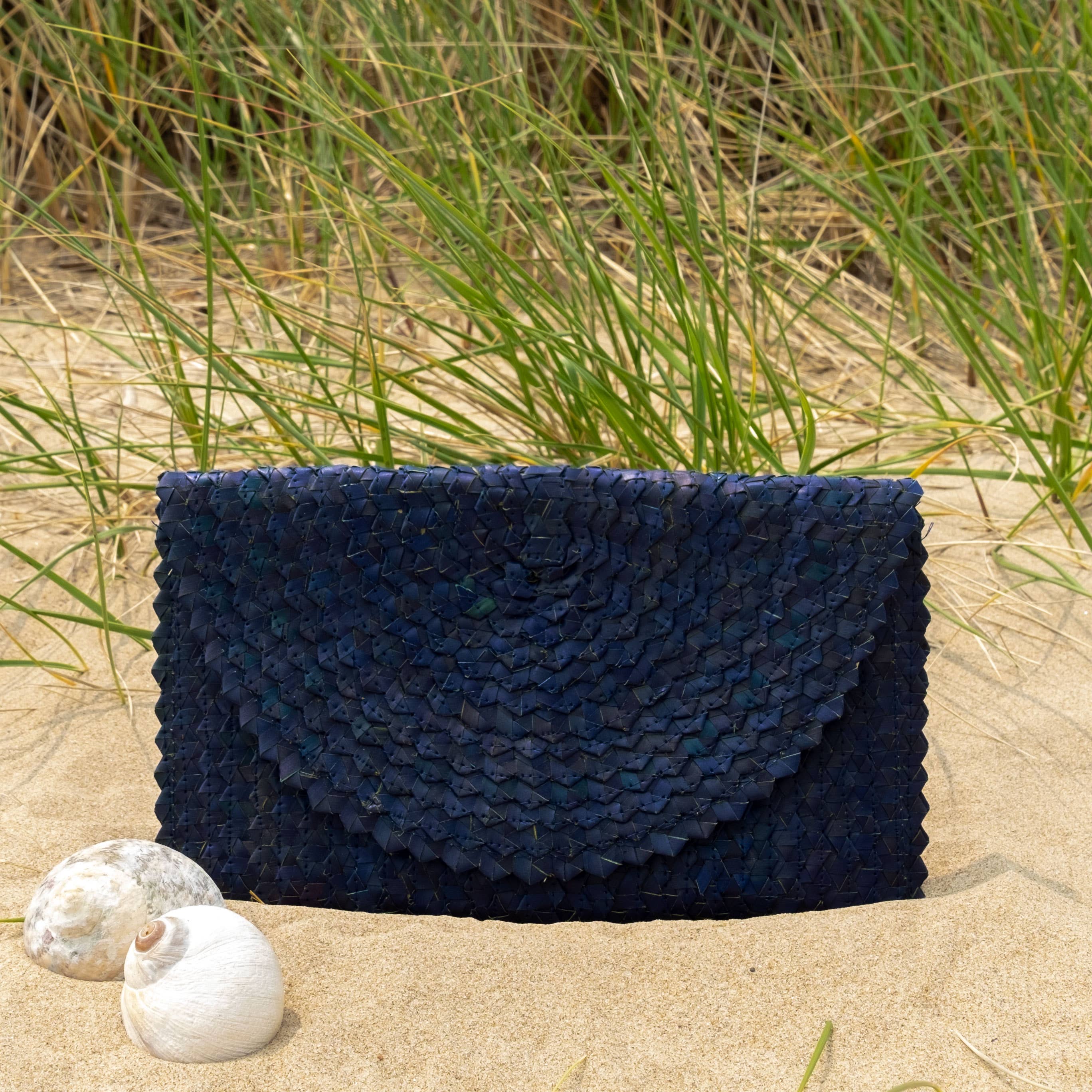 STRAW CLUTCH plus-size - AMOUR781