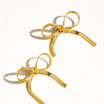 WINONA BOW CHAIN STUDS plus-size - AMOUR781