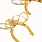 WINONA BOW CHAIN STUDS plus-size - AMOUR781