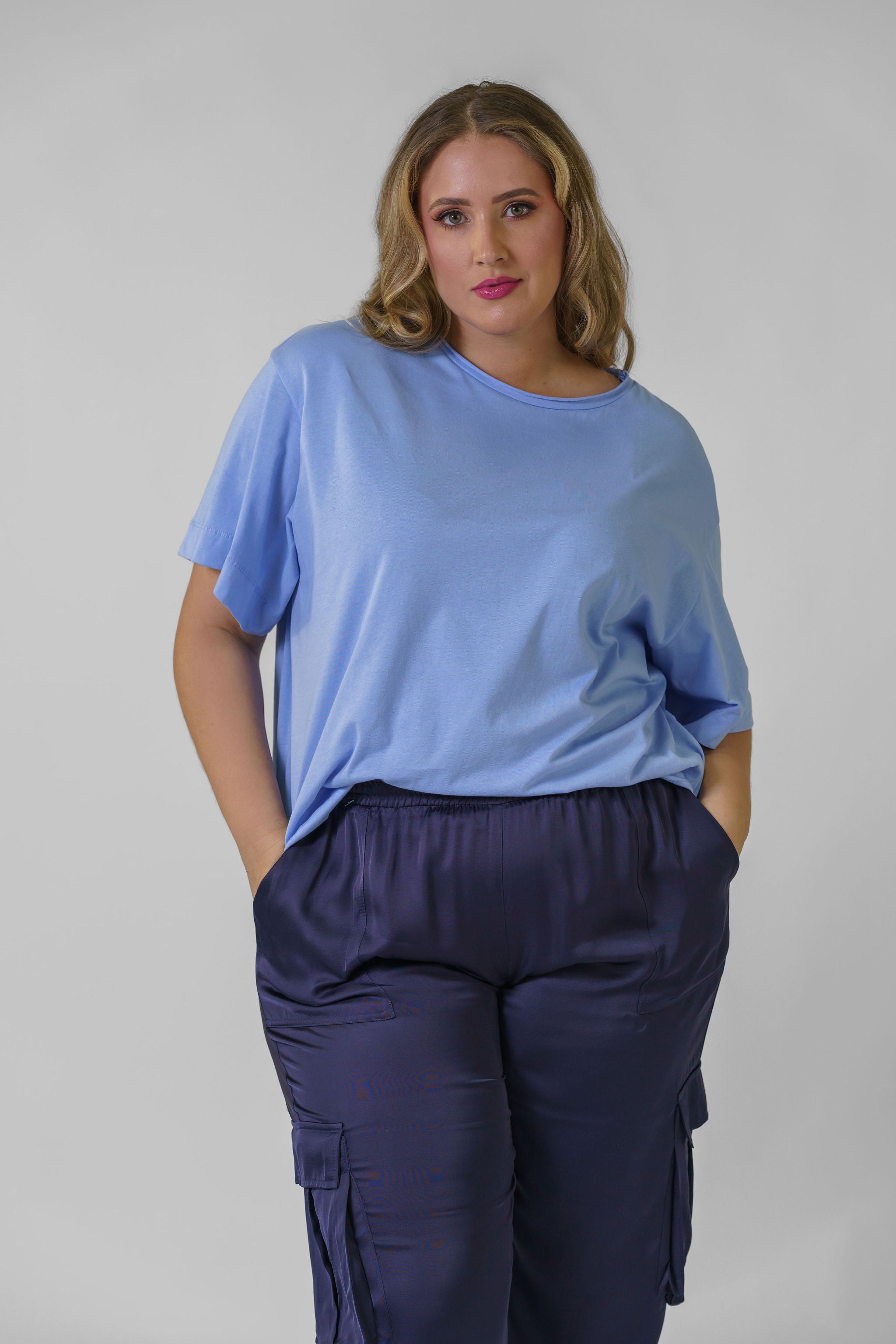 100% COTTON TEE SHIRT plus-size - AMOUR781
