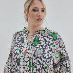 EMMA BLOUSE plus-size - AMOUR781