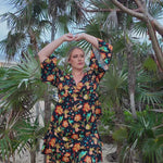 SITARA V NECK TOP plus-size - AMOUR781