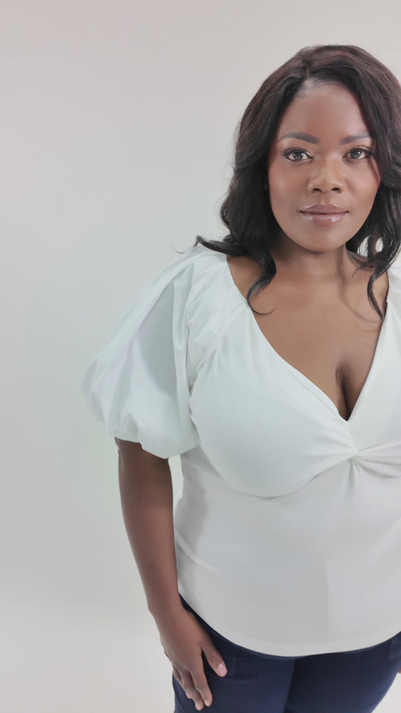 ROMY TOP plus-size - AMOUR781