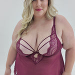 WYNTER CAGE BABYDOLL plus-size - AMOUR781