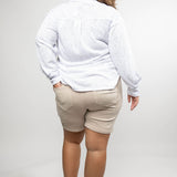 BUTTON UP COLLAR SHIRT plus-size - AMOUR781