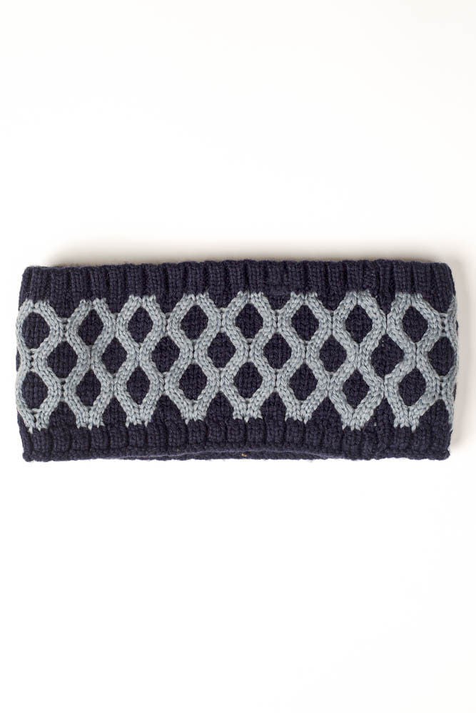 RECYCLED HONEYCOMB HEADBAND plus-size - AMOUR781