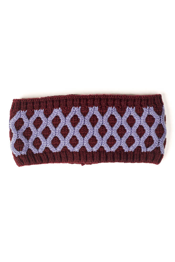 RECYCLED HONEYCOMB HEADBAND plus-size - AMOUR781