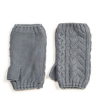 RECYCLED WISHBONE CABLE HANDWARMERS plus-size - AMOUR781