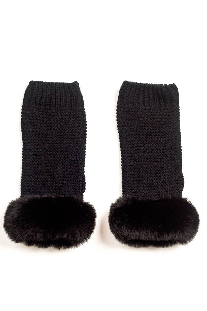 ARMWARMERS with FAUX FUR plus-size - AMOUR781