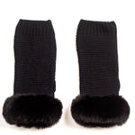 ARMWARMERS with FAUX FUR plus-size - AMOUR781