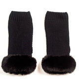 ARMWARMERS with FAUX FUR plus-size - AMOUR781