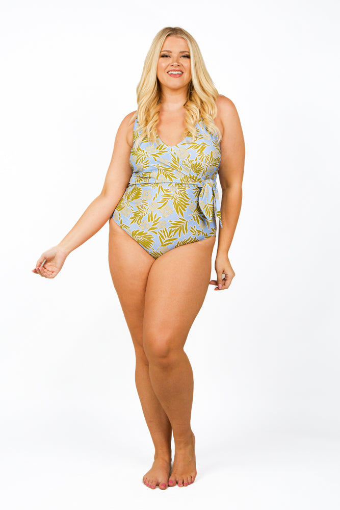 Kelly Wrap One-Piece Designed by Tanya Taylor.