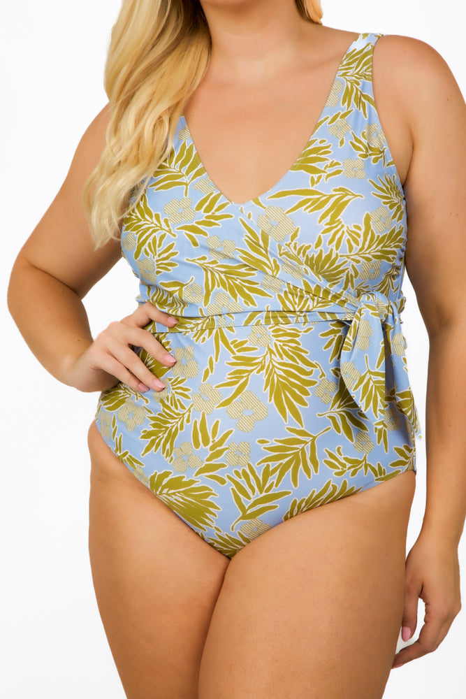 Kelly Wrap One-Piece Designed by Tanya Taylor.