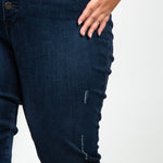 ALINA HIGH RISE BUTTON FLY JEANS - AMOUR781