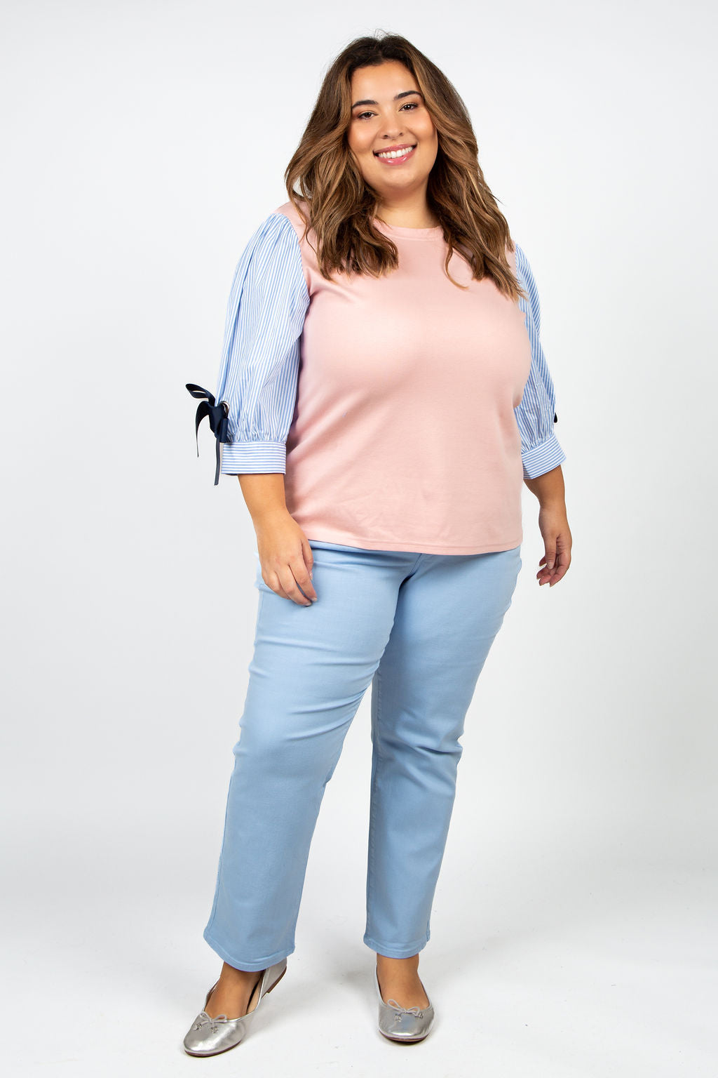 ROMI POINTE KNIT TOP plus-size - AMOUR781