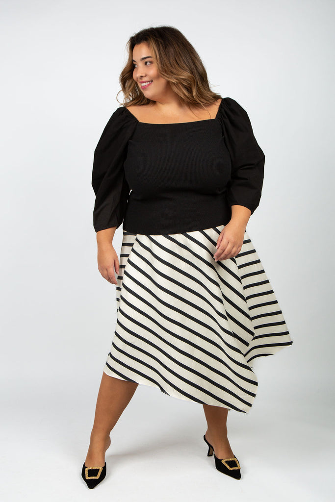 Leila Puff Sleeve Top Designed by Tanya Taylor.
