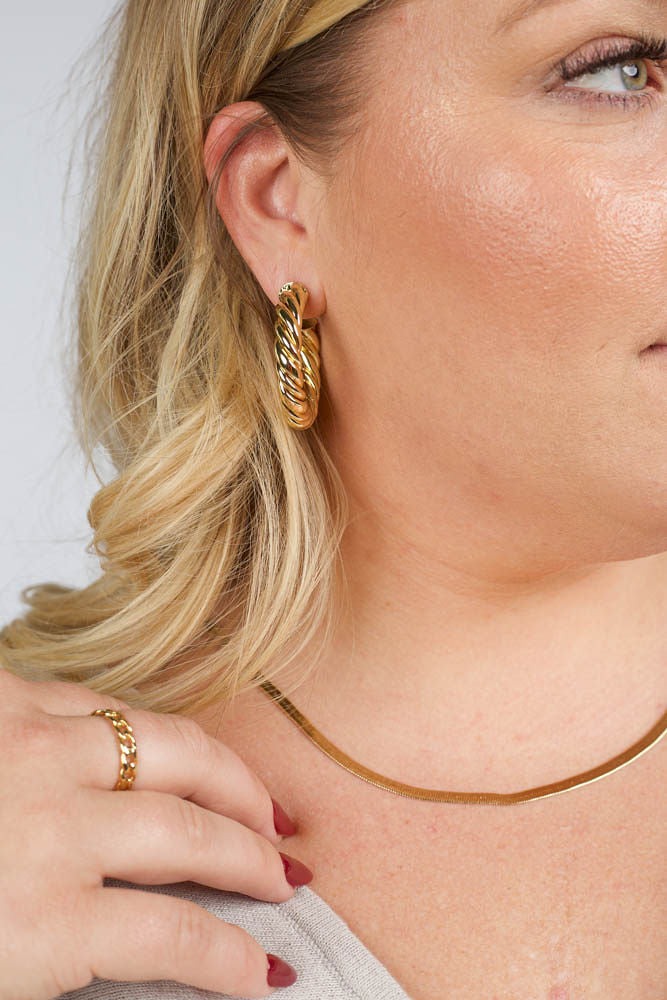 Naomi Hoop Earrings designed by Miranda Frye
