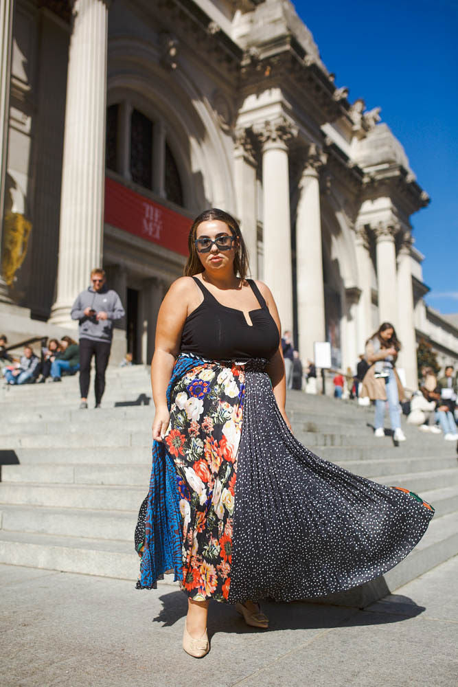 JOHANNA PRINTED SKIRT plus-size - AMOUR781