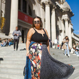JOHANNA PRINTED SKIRT plus-size - AMOUR781