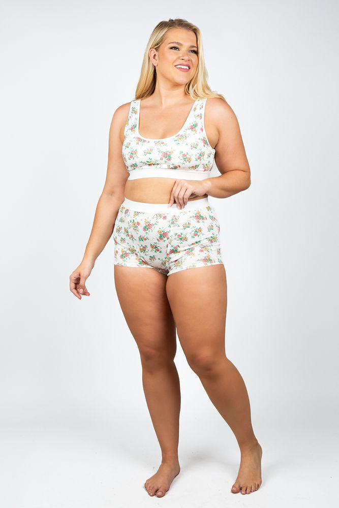 Cotton Scoop Bralette Designed by Kilo Brava.