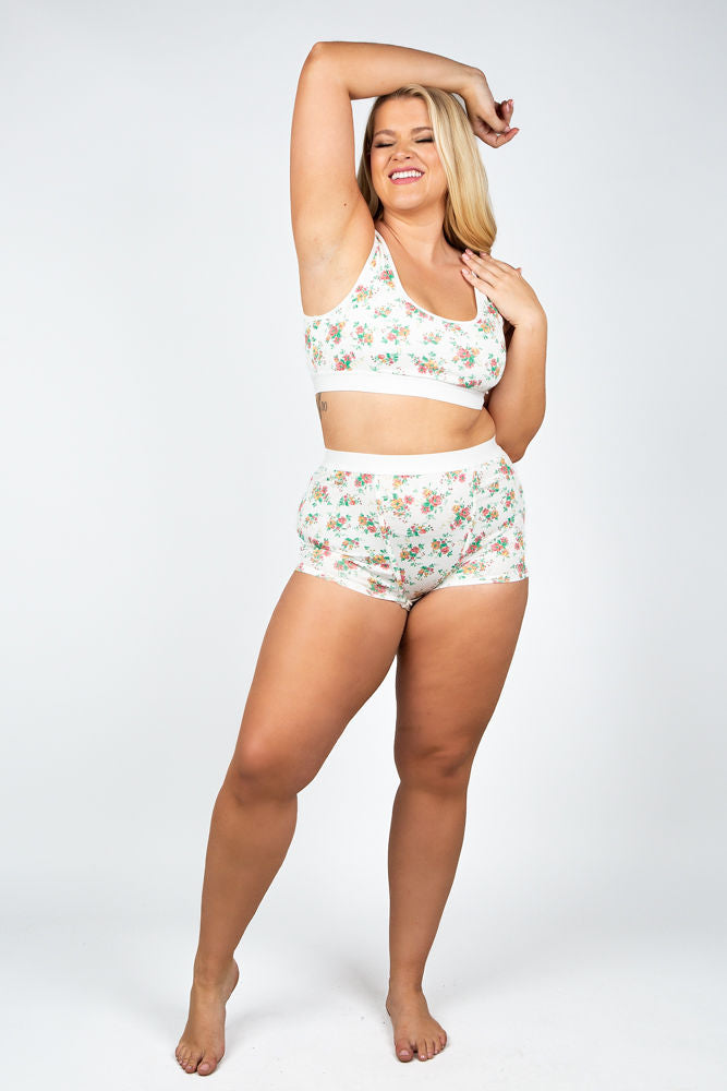 Cotton Scoop Bralette Designed by Kilo Brava.