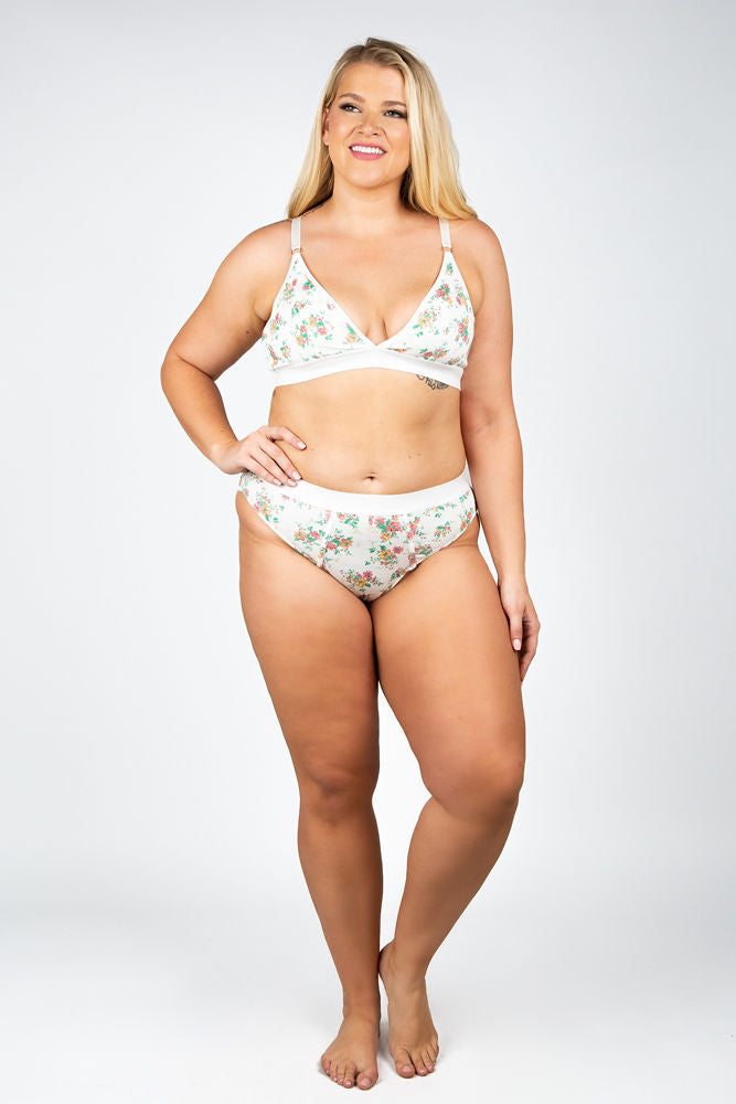 Cotton Triangle Bralette Designed by Kilo Brava.