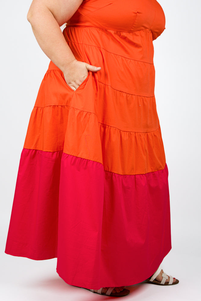 Constance Cotton Poplin Dress Designed by Donna Morgan.