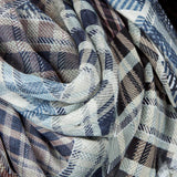 PATCHED PLAID WRAP plus-size - AMOUR781