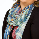 PATCHED PLAID WRAP plus-size - AMOUR781