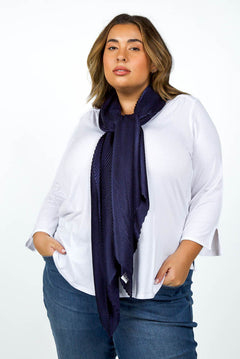 PLEATED RADIANCE WRAP plus-size - AMOUR781