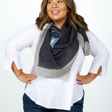 ZEBRA WOOL SCARF plus-size - AMOUR781