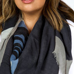 ZEBRA WOOL SCARF plus-size - AMOUR781