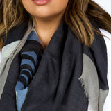 ZEBRA WOOL SCARF plus-size - AMOUR781