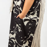 MIX MEDIA DRESS plus-size - AMOUR781