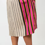 MIX MEDIA DRESS plus-size - AMOUR781