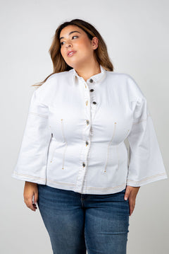 JINZU STRETCH JACKET plus-size - AMOUR781