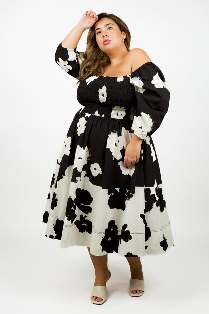 KARENA DRESS plus-size - AMOUR781