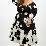 KARENA DRESS plus-size - AMOUR781