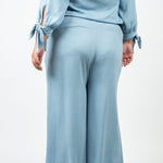 CROPPED CHAMBRAY PANT plus-size - AMOUR781