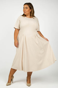 scuba midi dress Front Wrap Pleated - Royal Blue while the adjustable tie lets you customize the fit to your liking By Anthropologie Heathered Sweetheart Scuba