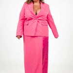 PINK 54 BLAZER plus-size - AMOUR781
