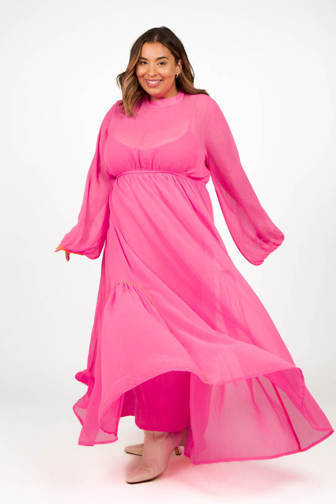 PINK ALESHA DRESS Designed by Never Fully Dressed 