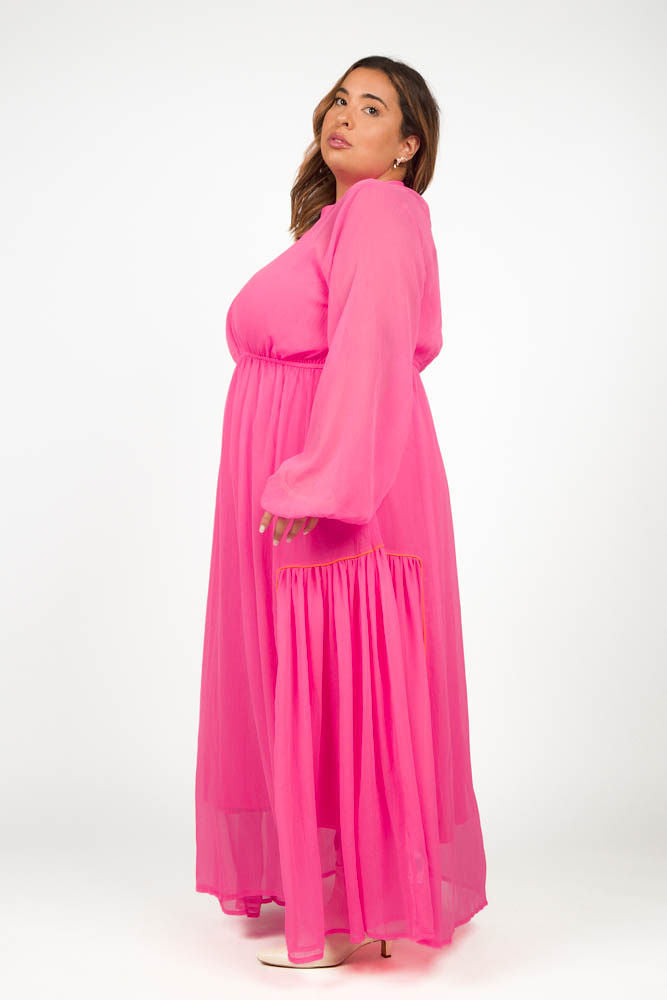 PINK ALESHA DRESS Designed by Never Fully Dressed 