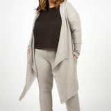 BRUSHED WAFFLE FLARE plus-size - AMOUR781