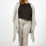 BRUSHED WAFFLE FLARE plus-size - AMOUR781