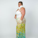 FLORIDA FLORAL OMBRE PANTS plus-size - AMOUR781