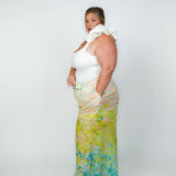 FLORIDA FLORAL OMBRE PANTS plus-size - AMOUR781