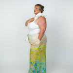 FLORIDA FLORAL OMBRE PANTS plus-size - AMOUR781