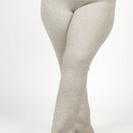 BRUSHED WAFFLE FLARE plus-size - AMOUR781